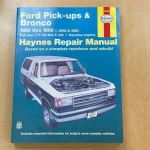 Ford Pick-ups & Bronco 1980-1996 Repair Manual